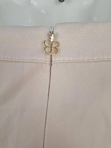 BASLER Elegant Ivory Panelled Midi Dress Size L by SwapUp-Online Second Hand Store-Online Thrift Store