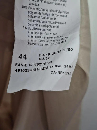 BASLER Elegant Ivory Panelled Midi Dress Size L by SwapUp-Online Second Hand Store-Online Thrift Store