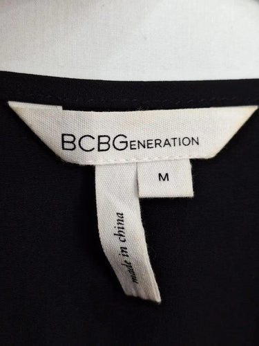 BCBG Generation Shoulder Detail Elasticated Mini Dress Size M by SwapUp-Online Second Hand Store-Online Thrift Store