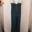 BWLDR Forest Green Pleated Strappy Evening Jumpsuit Size 18 by SwapUp-Online Second Hand Store-Online Thrift Store