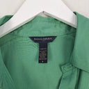 Banana Republic Moss Button Up Puff Sleeve Blouse Size 8 by SwapUp-Online Second Hand Store-Online Thrift Store