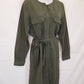 Banana Republic Olive Belted Shirt Mini Dress Size 10 by SwapUp-Online Second Hand Store-Online Thrift Store