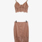 Bardot Blush Cocktail Lace Camisole & Pencil Mini Set Size 10 by SwapUp-Online Second Hand Store-Online Thrift Store