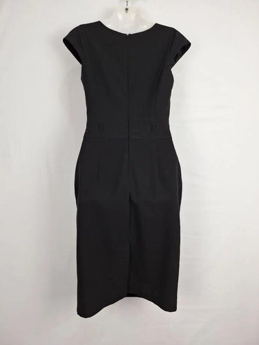 Barkin Basic Classic Cap Sleeve Office Midi Dress Size 8 by SwapUp-Online Second Hand Store-Online Thrift Store
