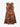 Basque Autumn Leaves Twisted Neck Dress Size 14 by SwapUp-Online Second Hand Store-Online Thrift Store