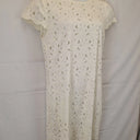 Basque Elegant Sheer Midi Dress Size 14 by SwapUp-Online Second Hand Store-Online Thrift Store