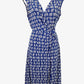 Basque Relaxed Stretch V Neck Midi Dress Size 10 by SwapUp-Online Second Hand Store-Online Thrift Store