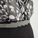 Basque Ribbon Belted Office Dress Size 12 by SwapUp-Online Second Hand Store-Online Thrift Store