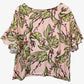 Basque Round Neck Tropical Top Size 14 by SwapUp-Online Second Hand Store-Online Thrift Store