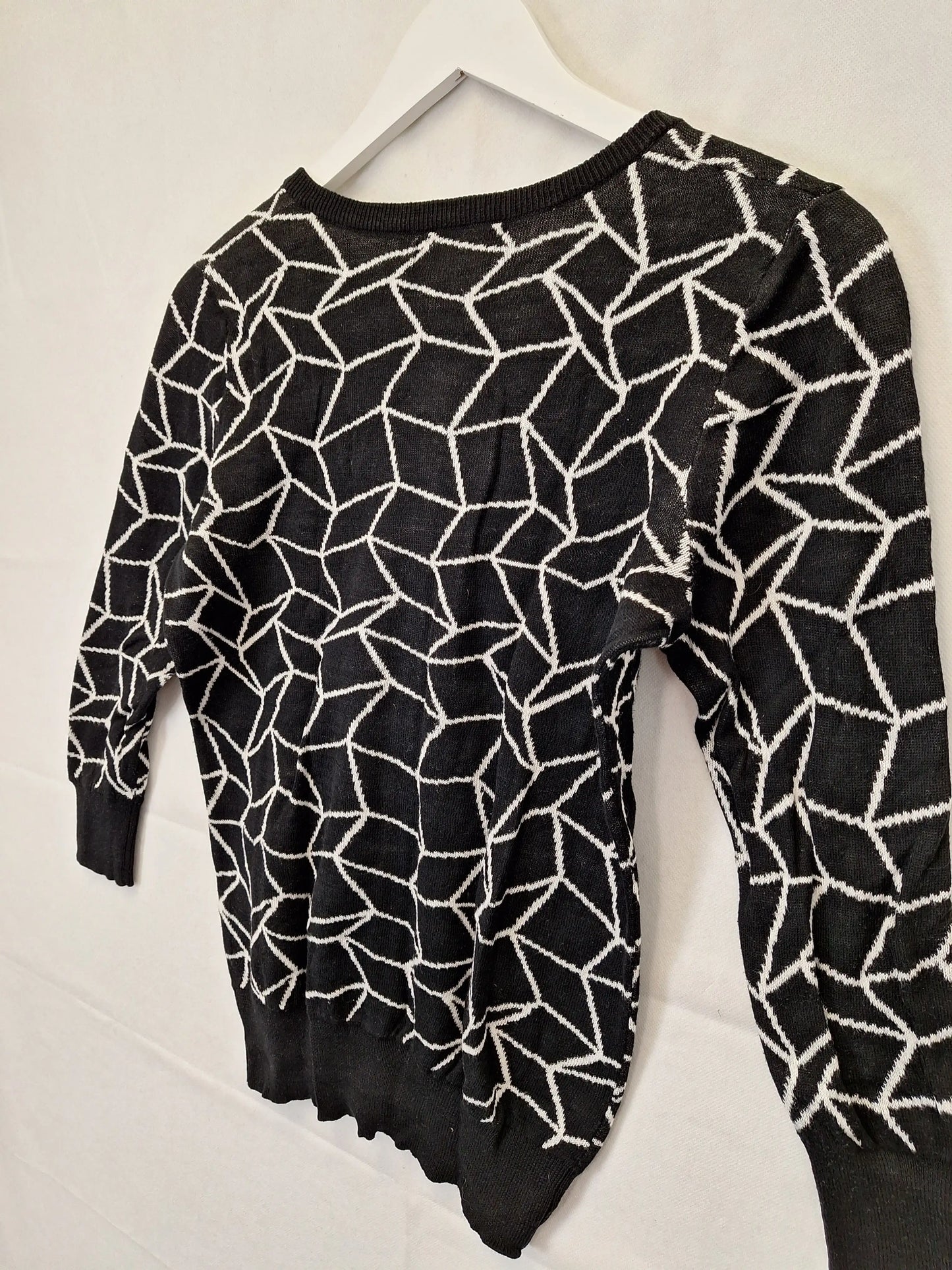 Basque Spider Web Cardigan Size 8 by SwapUp-Online Second Hand Store-Online Thrift Store