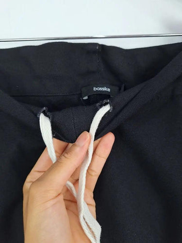 Bassike Drawstring Cuffed Smart Casual Pants Size S by SwapUp-Online Second Hand Store-Online Thrift Store