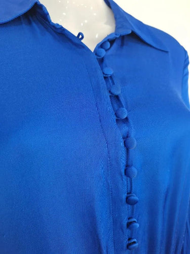 Baum und Pferdgarten Button Up Asymmetrical Hem Party Midi Dress Size 6 by SwapUp-Online Second Hand Store-Online Thrift Store