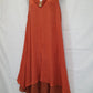 Beaut'e Fashion  Rust Textured Roomy Midi Dress Size S by SwapUp-Online Second Hand Store-Online Thrift Store