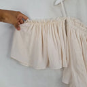 Bec & Bridge Cream Layered Off Shoulder Jumpsuit Size 12 by SwapUp-Online Second Hand Store-Online Thrift Store