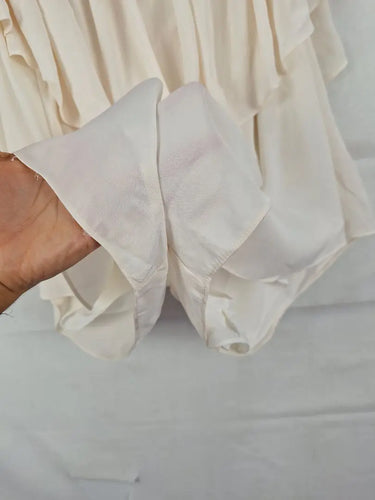 Bec & Bridge Cream Layered Off Shoulder Jumpsuit Size 12 by SwapUp-Online Second Hand Store-Online Thrift Store