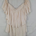 Bec & Bridge Cream Layered Off Shoulder Jumpsuit Size 12 by SwapUp-Online Second Hand Store-Online Thrift Store