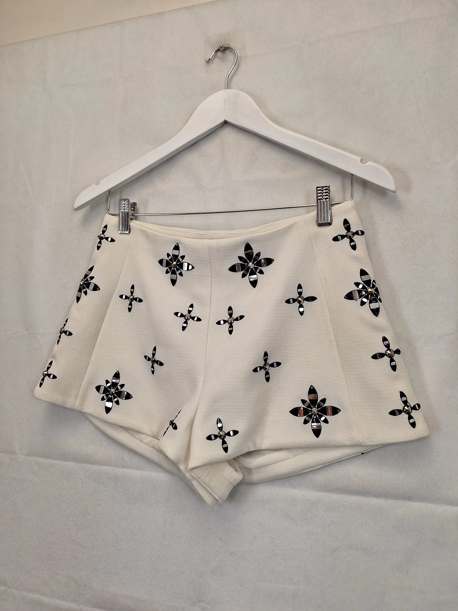 Bec & Bridge Embellished Mini Shorts Size 6 by SwapUp-Online Second Hand Store-Online Thrift Store
