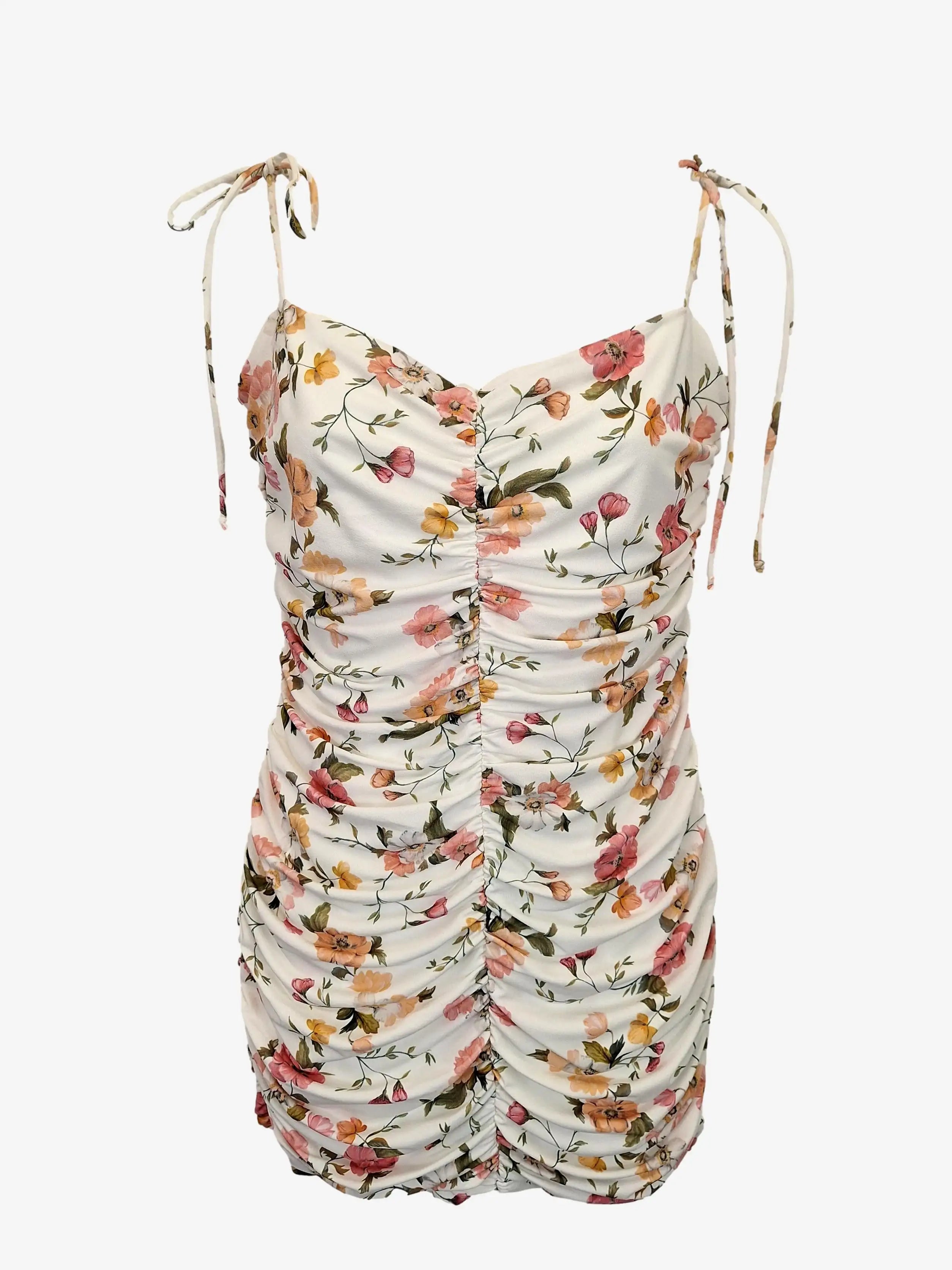 Bec Bridge Floral Print Mini Dress Size 12 SwapUp