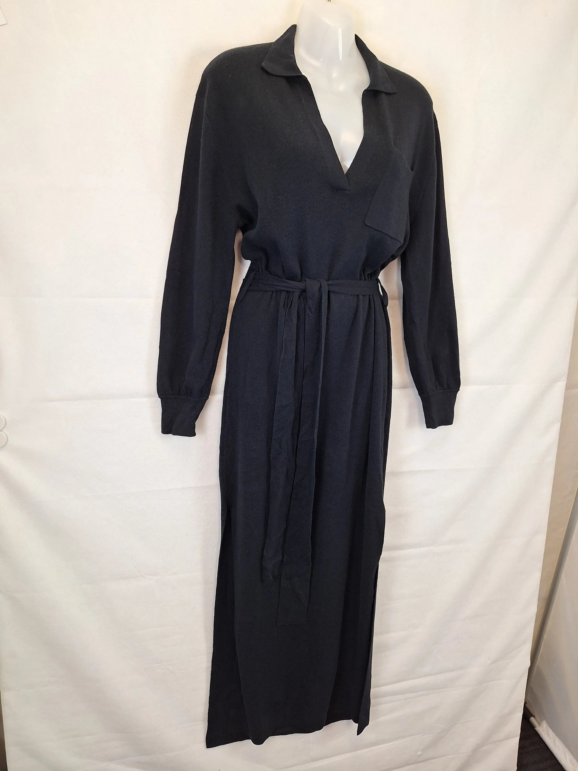 Bec & Bridge Knitted Johnny Collar Maxi Dress Size 8 by SwapUp-Online Second Hand Store-Online Thrift Store