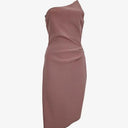 Bec & Bridge Mauve Asymmetric Draped Evening Midi Dress Size 8 by SwapUp-Online Second Hand Store-Online Thrift Store