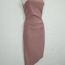 Bec & Bridge Mauve Asymmetric Draped Evening Midi Dress Size 8 by SwapUp-Online Second Hand Store-Online Thrift Store