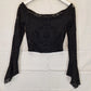 Bec and Bridge Lace Flare Sleeve Crop Top Size 12 by SwapUp-Online Second Hand Store-Online Thrift Store
