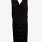 Belle Bird Cowl Neck Gathered Evening Midi Dress Size 12 by SwapUp-Online Second Hand Store-Online Thrift Store