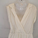 Bettina Liano Textured Silk Plunging V Neck Mini Dress Size 12 by SwapUp-Online Second Hand Store-Online Thrift Store