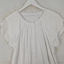 Betty Basics White Summer Cottage Blouse Size 10 by SwapUp-Online Second Hand Store-Online Thrift Store