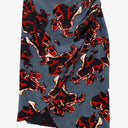 Bianca Spender Slate Floral Wrap Style Silk Skirt Size 10 by SwapUp-Online Second Hand Store-Online Thrift Store