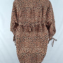 Billabong Animal Print Bat Sleeve Wrap Mini Dress Size L by SwapUp-Online Second Hand Store-Online Thrift Store