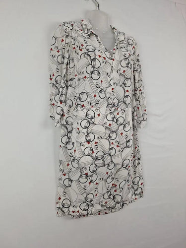 Bimba Y Lola Casual Graphic Collared Shift Mini Dress Size XS by SwapUp-Online Second Hand Store-Online Thrift Store