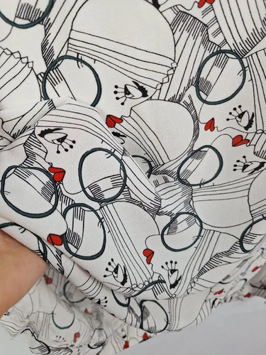 Bimba Y Lola Casual Graphic Collared Shift Mini Dress Size XS by SwapUp-Online Second Hand Store-Online Thrift Store
