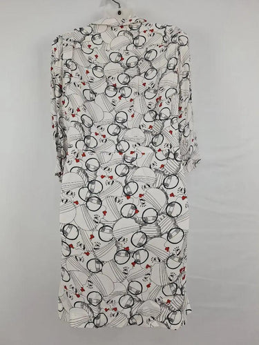 Bimba Y Lola Casual Graphic Collared Shift Mini Dress Size XS by SwapUp-Online Second Hand Store-Online Thrift Store