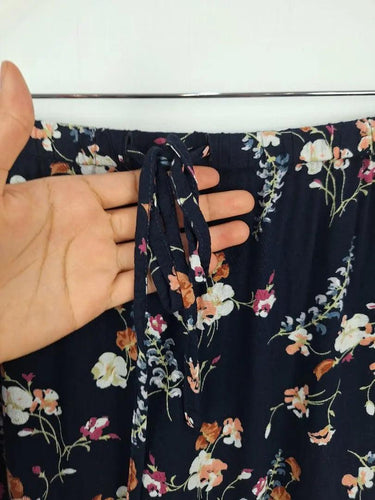 Bird Keepers Adjustable Waist Light Summer Floral Midi Skirt Size 18 by SwapUp-Online Second Hand Store-Online Thrift Store
