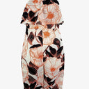 Blossom High Neck Orange Floral Dress Size 12 by SwapUp-Online Second Hand Store-Online Thrift Store