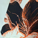 Blossom High Neck Orange Floral Dress Size 12 by SwapUp-Online Second Hand Store-Online Thrift Store
