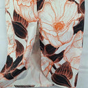 Blossom High Neck Orange Floral Dress Size 12 by SwapUp-Online Second Hand Store-Online Thrift Store