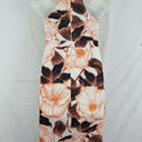 Blossom High Neck Orange Floral Dress Size 12 by SwapUp-Online Second Hand Store-Online Thrift Store