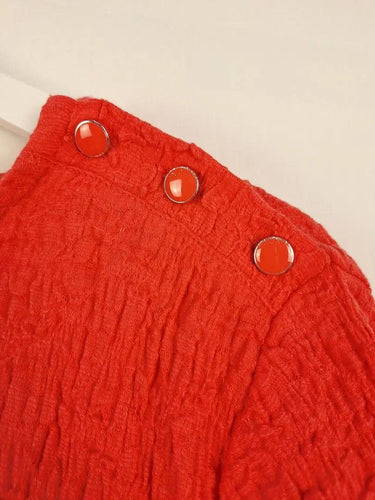 Blue Illusion Watermelon Textured Everyday Essential Top Size XXL by SwapUp-Online Second Hand Store-Online Thrift Store