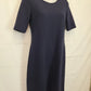 Boden Navy Simple Midi Dress Size 10 by SwapUp-Online Second Hand Store-Online Thrift Store