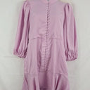 Bohemian Traders Mauve Flounce Belted Button up Mini Dress Size 24 by SwapUp-Online Second Hand Store-Online Thrift Store