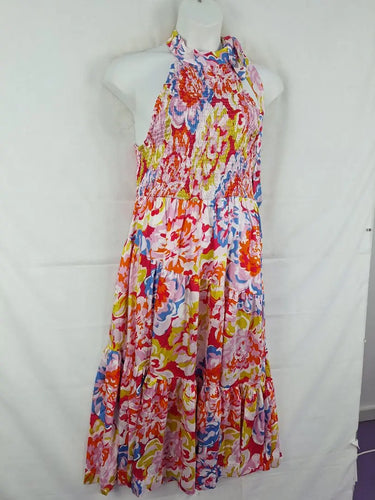 Bohemian Traders Spring Bloom Shirred Party Maxi Dress Size XL by SwapUp-Online Second Hand Store-Online Thrift Store