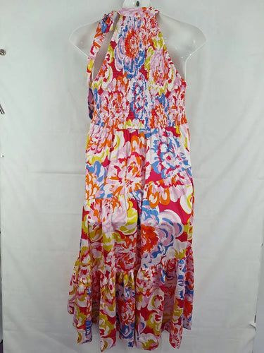 Bohemian Traders Spring Bloom Shirred Party Maxi Dress Size XL by SwapUp-Online Second Hand Store-Online Thrift Store