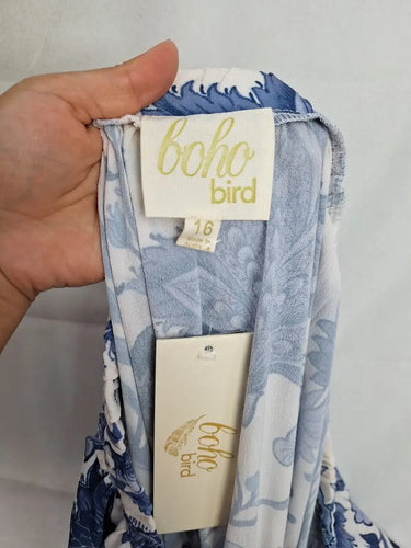 Boho Bird Prosecco Ready Dress Size 16 by SwapUp-Online Second Hand Store-Online Thrift Store