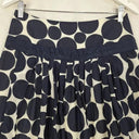 Boo Radley Navy Spotted Pleated Midi Skirt Size S by SwapUp-Online Second Hand Store-Online Thrift Store