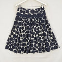 Boo Radley Navy Spotted Pleated Midi Skirt Size S by SwapUp-Online Second Hand Store-Online Thrift Store
