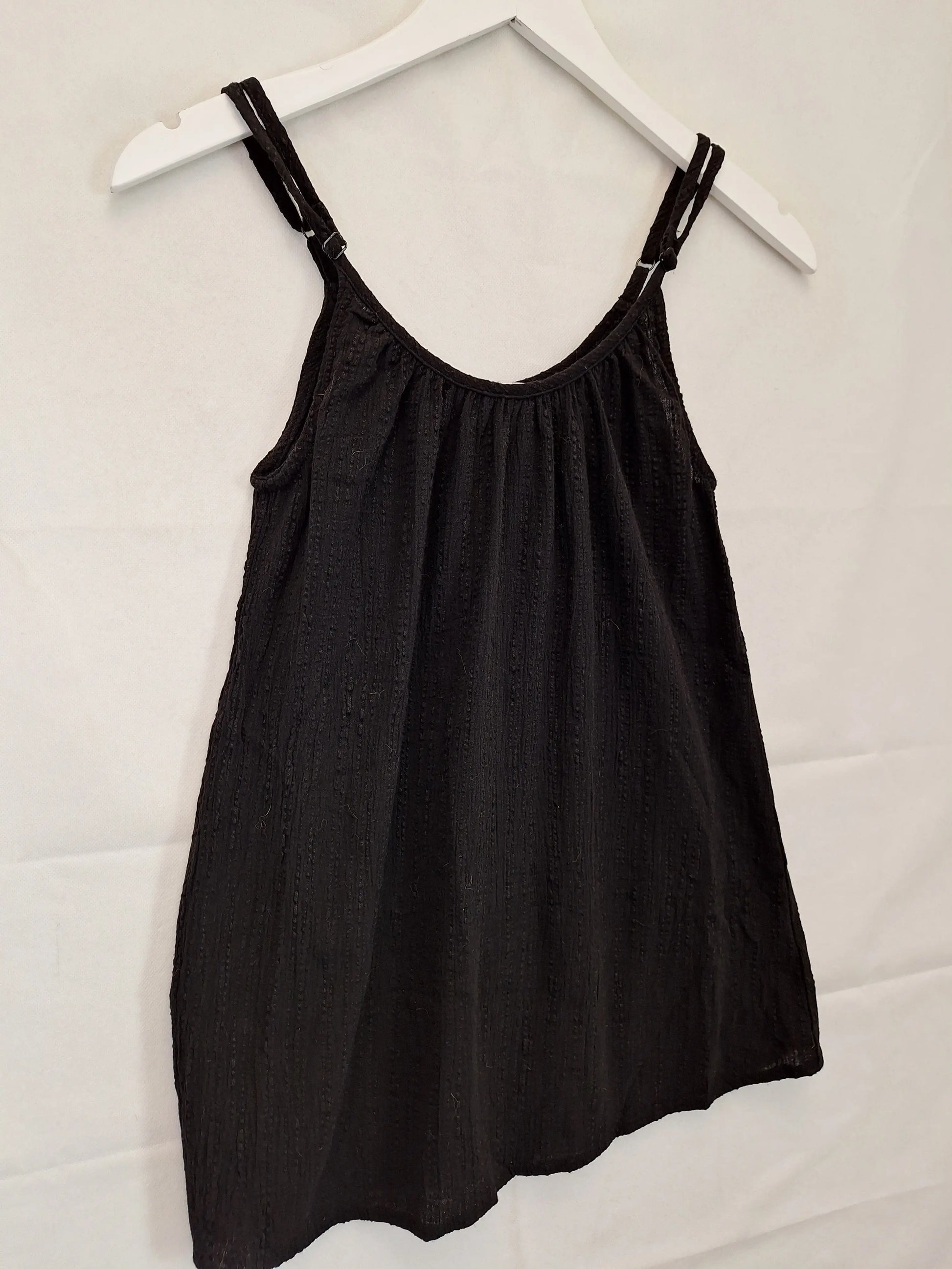 Boom Shankar Black Adjustable Cami Top Size 8 by SwapUp-Online Second Hand Store-Online Thrift Store