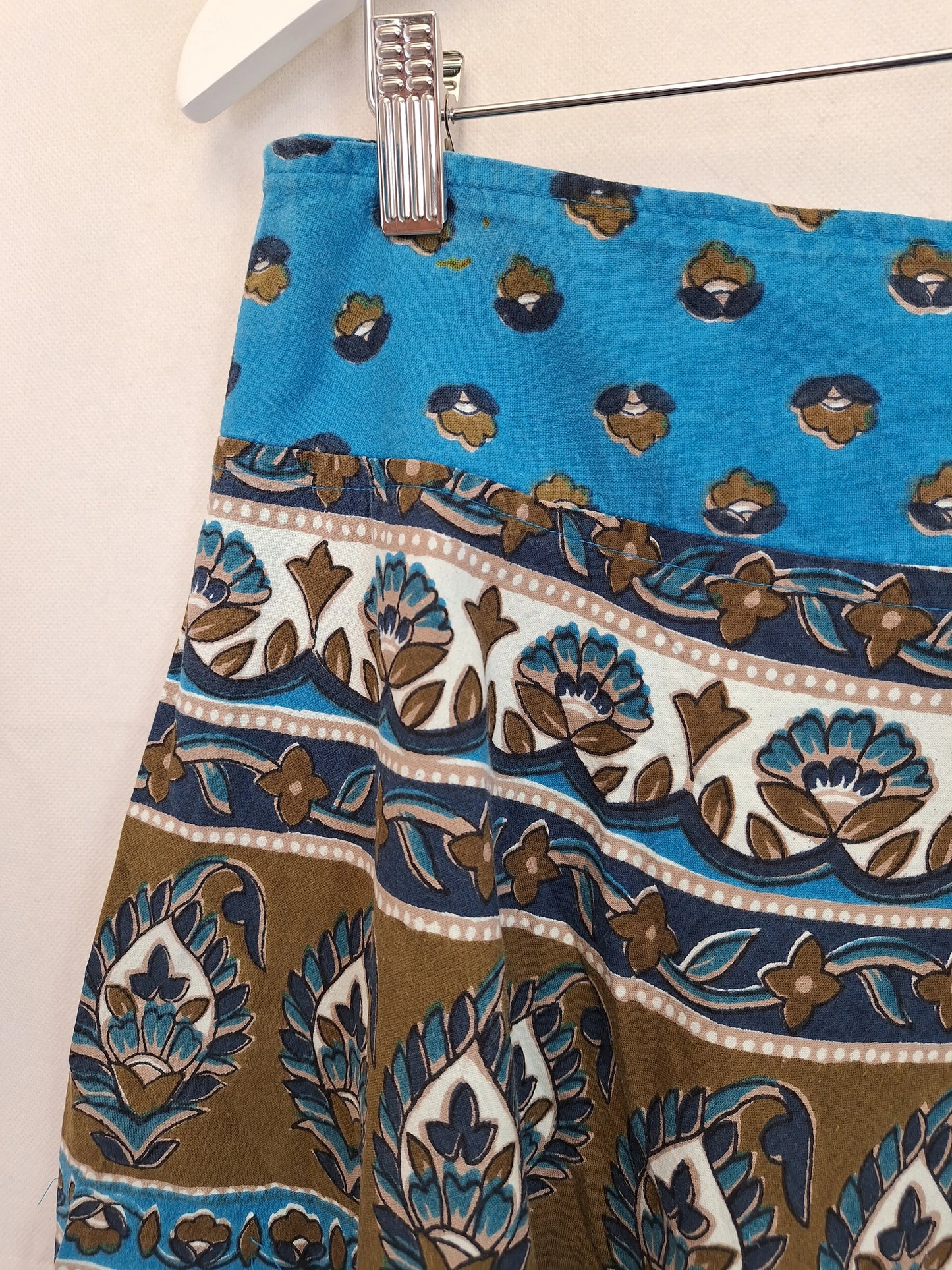 Boom Shankar Boho Flare Midi Skirt Size 10 by SwapUp-Online Second Hand Store-Online Thrift Store
