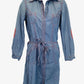 Boom Shankar Denim Buttoned Midi Dress Size 8 by SwapUp-Online Second Hand Store-Online Thrift Store